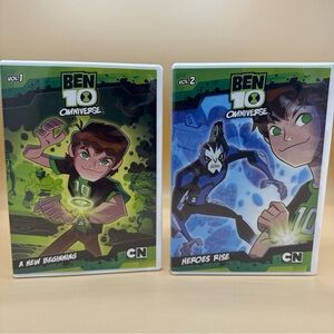 Ben 10: Omniverse DVDs Vol. 1 & 2 A New Beginning & Heroes Rise - Cartoon